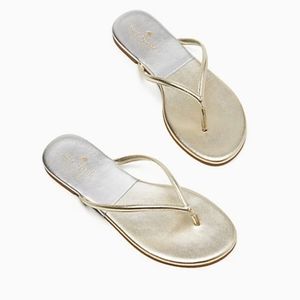 NEW Kate Spade Cabana Leather Flip Flops